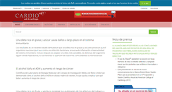 Desktop Screenshot of cardionet.es